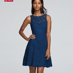 David’s Bridal Sleeveless All Over Lace Dress